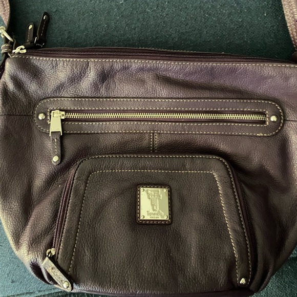 Tignanello | Bags | Genuine Leather Tignanello Handbag Purple Multiple